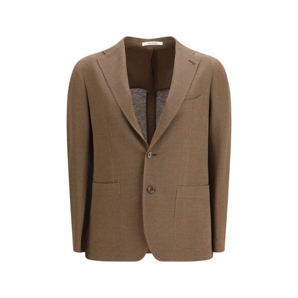 Tagliatore Men Linen And Cotton Blazer